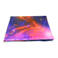 Miniatyrbillede 4 af 8: Blacklight Tapestry Star Sky Nebula Style Blød hudvenlig Glødende i mørkt UV-reaktivt Tapestry til Soveværelsesfest GTXK (155) 230x180cm/90.6x70.9in