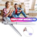 Miniatyrbillede 7 af 8: 2 stk Invisible Ink Pen med UV-lys til hemmelig besked Falsk regning Detector Pen Party favoriserer fødselsdag juletaske gave til børn