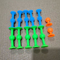 Miniatyrbild 3 av 5: Silikon Sugkoppar Dartset - 12 st för små storlekar