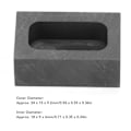 Miniatyrbilde 3 av 7: Grafittstøpeform for raffinering av støping - lett og stabil 24*15*9.2m
