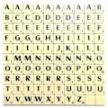 Pikkukuva 2 / 2: A-z Muoviset Scrabble-laatat Aakkoset Kirjaimet Pistemäärä Numerot 500 kpl
