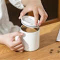 Miniatyrbilde 3 av 5: 304 Rustfritt Stål Vakuumisolert Kaffekopp med Håndtak Som Vist