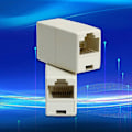 Miniatyrbilde 3 av 5: Rj45 Kobler Nettverksforlengeradaptere Nettkabel Skjøtekontakter 5 stk