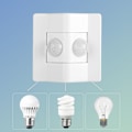 Miniatyrbillede 5 af 8: AC90V270V 86 Type Lysfølsom PIR Motion Induktiv Smart Switch