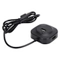 Pikkukuva 5 / 8: USB-keskitin, 4-porttinen sovitinlaturi, ultraohut datanjakaja PVC:stä flash-kiintolevylle, näppäimistölle 2.0