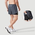 Miniatyrbild 3 av 5: Herrshorts i dubbla lager med snabbtorkande funktion, M, krämig vit