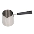 Miniatyrbilde 3 av 5: Melkekanne for kaffe, 304 rustfritt stål, melkekanne med langt håndtak og spiss tut, latte-kanne med skala, 350 ml, 18x9,5x7,5 cm/7,1x3,7x3,0 tommer