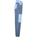 Miniatyrbild 5 av 5: Patchwork Jeans för Dam Hög Midja Raka Stretch Jeans Flickor Mode Färgblock Patchwork Jeans blå xl