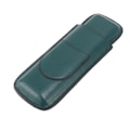 Miniatyrbillede 3 af 8: Cigar Etui Elegant Vintage Håndlavet Slank Bærbar 2 Fingre Cigarholder til Rejsefest Grøn