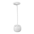 Miniatyrbillede 4 af 8: LED-skrivebordslampe USB genopladelig øjenplejende læselampe nattelys 3 tilstande berøringskontrol med penneholder til hjemmekontor