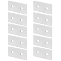 Miniatyrbillede 6 af 8: 10 stk. Sammenføjningsplade aluminium flad forbindelsesarmering Lodret forbindelsesværktøj 3030-2 hul