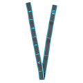 Miniatyrbillede 7 af 8: Yoga Stretch Strap Kvinder Fitness Høj Elastisk MultiLoop Trænings Stretch Band Bælte (Blågrå)