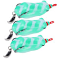 Miniatyrbilde 5 av 8: 3 stk kunstig simulering myk paljett fiske lokke agn fiske tilbehør 5,5 cm 3 #