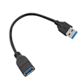 Miniatyrbillede 6 af 8: 0,33 m/1,1 fod USB-A 3.0 til USB-A 3.0 forlængeradapterledning han til hun forlængerkabel