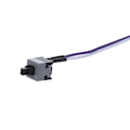 Miniatyrbillede 5 af 5: Computer Host Switch Line Reset Kabel Tænd/Sluk Trykknap 2 Pin Med 1 Pakke