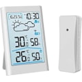 Miniatyrbild 1 av 5: Digital Trådlös Väderstation Inomhus Utomhus Termometer med Utomhustemperatursensor och Luftfuktighet