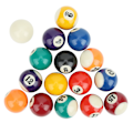 Miniatyrbilde 1 av 8: 16 stk miljøvennlige 38MM harpiks barnebilliardkuler leketøy mini biljardbord tilbehør
