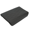 Miniatyrbild 5 av 8: Center Armrest Box Lid Cover TPE Svart Armrest Case Protector Mjuk Ersättning för Tesla Model 3 2017‑2022