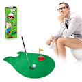 Pikkukuva 6 / 7: WC-pelisetti Harjoitus Minigolflelu Vessa Kylpyhuone Loistava WC-aika Hauskat lahjat harrastajille