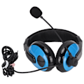 Miniatyrbilde 4 av 8: Somic Electronics Hodetelefoner Multifunksjonelle Plugger Stemme Gaming Hodesett med Mikrofon for Datamaskiner Mobiltelefon Svart Blå