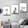 Miniatyrbillede 5 af 5: Maleri Fotoramme Lærred Vægkunst Håndværksramme Kunstbøjle Ramme, C