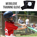 Miniatyrbild 5 av 5: Mini Baseballträning - Softbollträning för pojkar - Universell bollspelsträning för vuxna, tonåringar, barn, flickor för baseball, svart