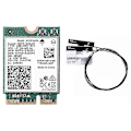 Miniatyrbillede 1 af 5: Wifi Kort Ax201 med Antenne Wifi 6 3000Mbps M.2 Cnvio2 Bluetooth 5.1 Wifi Adapter kompatibel med Windows10