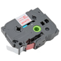 Miniatyrbillede 4 af 8: 5 stk. 18mm Label Maker Tape til Tze 241 Tz241 3/4in Label Tape Erstatning til Ptouch PTD400 PTD410 PTD600 Rød baggrund Hvidt bogstav Bze 445