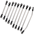 Pikkukuva 5 / 8: Metallista valmistettu nivelvarsi sopii AXIAL SCX10 II 90046 90047 1/10 RC-mallinnuksille