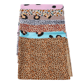 Miniatyrbilde 7 av 8: Leopardprint stoff 19,7 tommers brede assorterte stiler Mykt pustende lett flerbruks quilting stoff for håndverk DIY