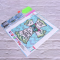 Miniatyrbilde 8 av 8: Harpiks diamantmaleri Rammeløst sommerfuglkors dekorativt DIY diamantmaleri 25x30cm