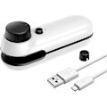 Pikkukuva 1 / 5: Lostrain Kannettava USB-Latautuva Mini-Pussi Sulkija Makeisille, Muoville, Evästeille ja Tyhjiöpusseille