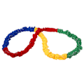 Miniatyrbild 4 av 8: Utomhussportsleksak elasticitet rep gummiband cirkel löpning push-spel sensorisk integration