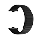 Miniatyrbillede 1 af 8: 2 stk. Magnet Udskiftning Urremme Silikone Magnetisk Lukning Urrem Til Mi Band 8 Pro Sort