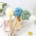 Miniatyrbillede 4 af 5: Grå Loofah Rygskrubber til Bad, Badesvamp med Håndtag, PE Bløde Mesh Luffaer, Eksfolierende Luffa til Mænd og Kvinder