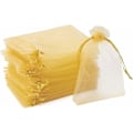 Miniatyrbillede 1 af 5: 100 Organza Poser, Organza Gaveposer, organza poser, smykkeposer, bryllupsposer, lavendelposer, Organza Gaveposer Mesh Gaveposer
