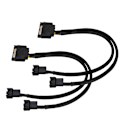 Pikkukuva 3 / 8: SATA 15Pin - 2*4Pin jäähdytystuulettimen power 2-tie muunnin 22AWG-kaapeli