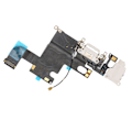 Miniatyrbilde 4 av 8: Telefonladingport Flex-kabel med antennehodetelefonport Mikrofonfunksjon for IPhone 6 Plus Hvit