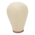 Miniatyrbilde 2 av 8: Parykk Mannequin Hode Nål Binding Canvas Hårstykke Modellhode for Parykk Styling Tørking Display 23in