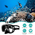 Miniatyrbillede 4 af 5: Snorkelmaske Foldbar Dykmaske Sæt med Tør og Kameramontering, Anti-dug Professionel Snorkling G