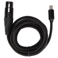 USB C til XLR hun-kabel lav støj HIFI Plug and Play USB C mikrofonkabel til Windows 2 meter/6,6 fod