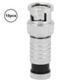10st BNC Kompression Hankontakt FR Koaxial Q9 Adapter för RG59 CCTV-system