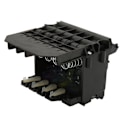 Miniatyrbillede 7 af 8: Print Head ABS Farveægte Rustfrit Printhoved Udskiftning til HP933 932 6100 6600 Sort