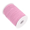 Miniatyrbillede 5 af 8: Elastisk ledning 50 Yards 0,1 tommer bred blød fleksibel nylon åndbar vaskbar armbåndssnor til håndværk DIY perler Pink