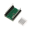 Miniatyrbillede 1 af 5: 7 x Stepper Motor Driver A4988 med køleplader Mendel til 3D Printer Rep Rap