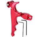 Pikkukuva 3 / 8: Metal 4-Finger Bow Release Caliper Thumb Trigger Grip Hunting Shooting AccessoriesRed