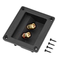Miniatyrbillede 1 af 8: Akustiske komponenter til HiFi-højttaler 2 Kobberbindingspost Terminal Kabelstik Box Shell