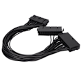 Miniatyrbillede 8 af 8: Dual PSU-adapter 24pin slidstærk fint håndværk lille volumen dual strømforsyning adapter