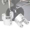 Pikkukuva 5 / 8: Alumiiniseoksesta valmistettu pyöräkiinnike (l/R) osat, jotka sopivat RGT 1/10 EX86100 RC-automalliin Silver R86022S