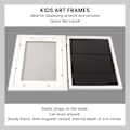 Miniatyrbillede 4 af 7: ArtfulFrames A4 skærmramme med frontåbning - Udskiftelig, brudsikker - Perfekt til børnetegninger og skolearbejde White